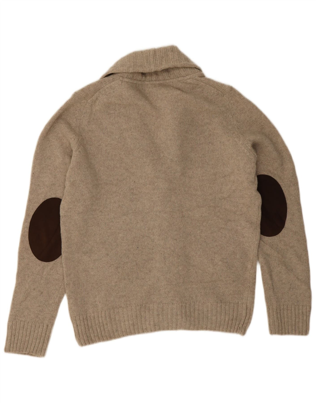 Maglione cardigan da uomo Zara in lana grigio medio