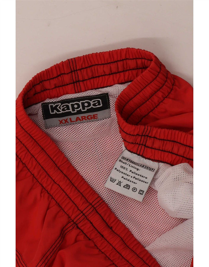 Pantaloncini da bagno da uomo Kappa 2XL Rosso Poliestere