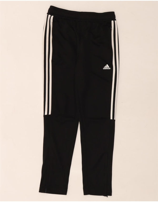 Pantaloni della tuta Adidas Aeroready da ragazzo 11-12 anni in poliestere nero