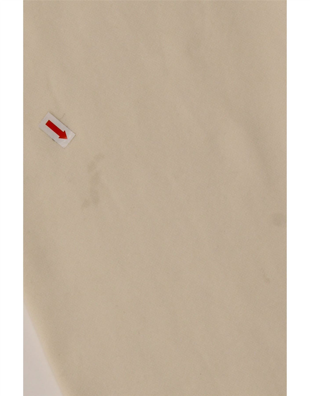 REEBOK Felpa da uomo con vestibilità ampia e collo con zip, in cotone bianco sporco medio