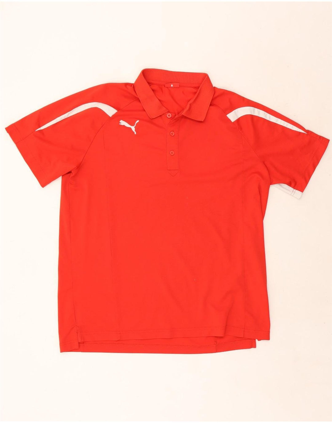 Polo Puma da uomo 2XL rossa a blocchi di colore