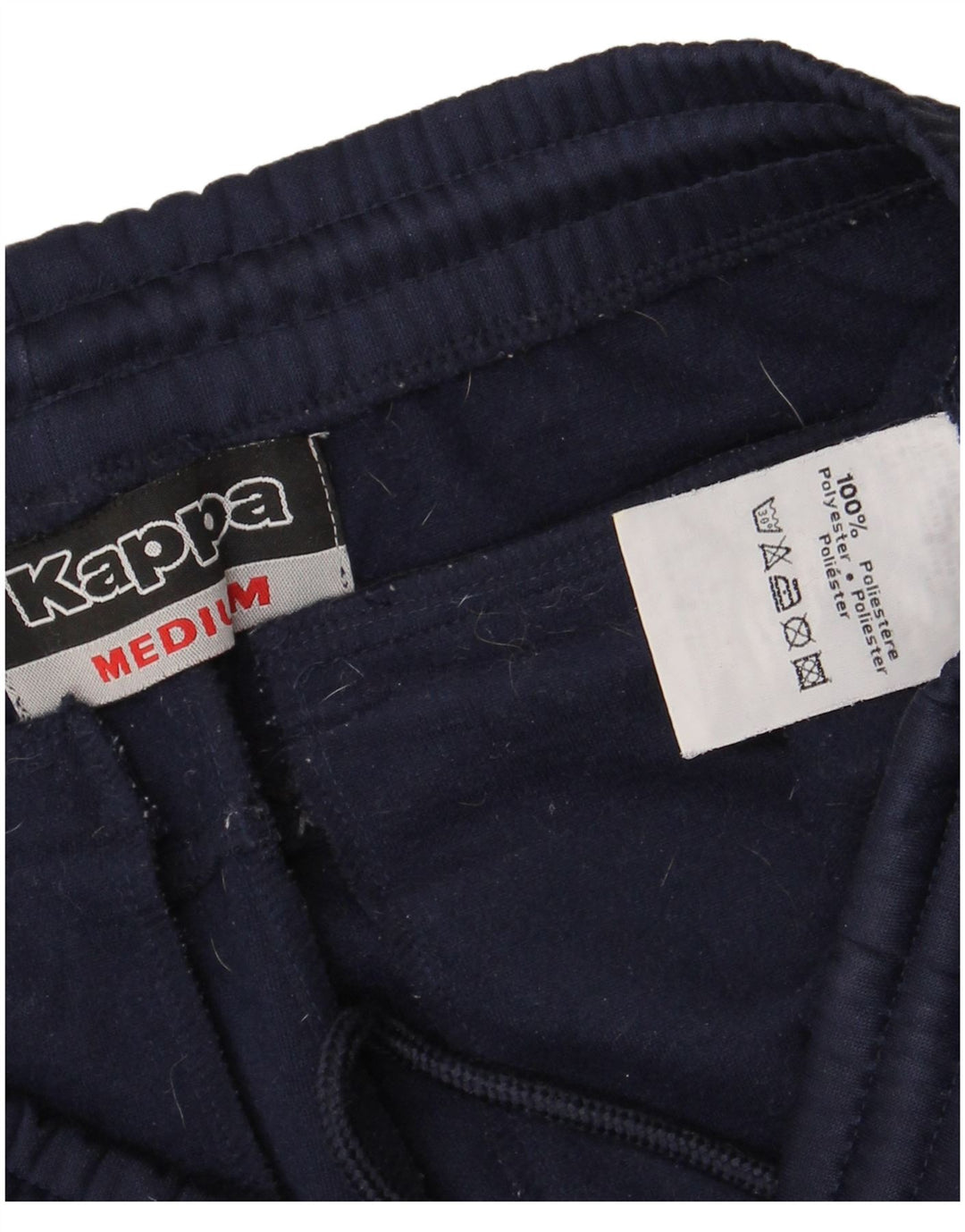 Pantaloni da tuta da uomo Kappa Medio in poliestere blu navy