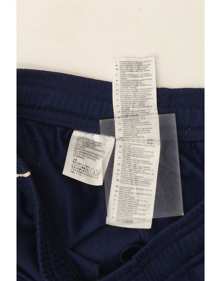 Pantaloni da tuta da uomo Adidas Joggers medi in poliestere blu navy