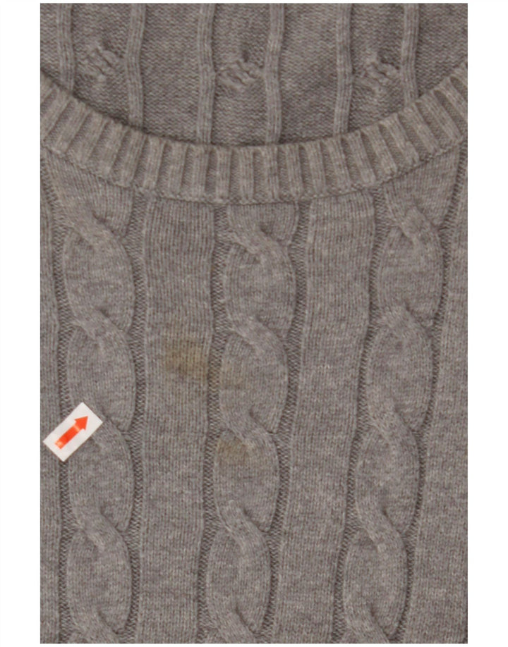 Maglione maglione girocollo da uomo GANT 3XL cotone grigio