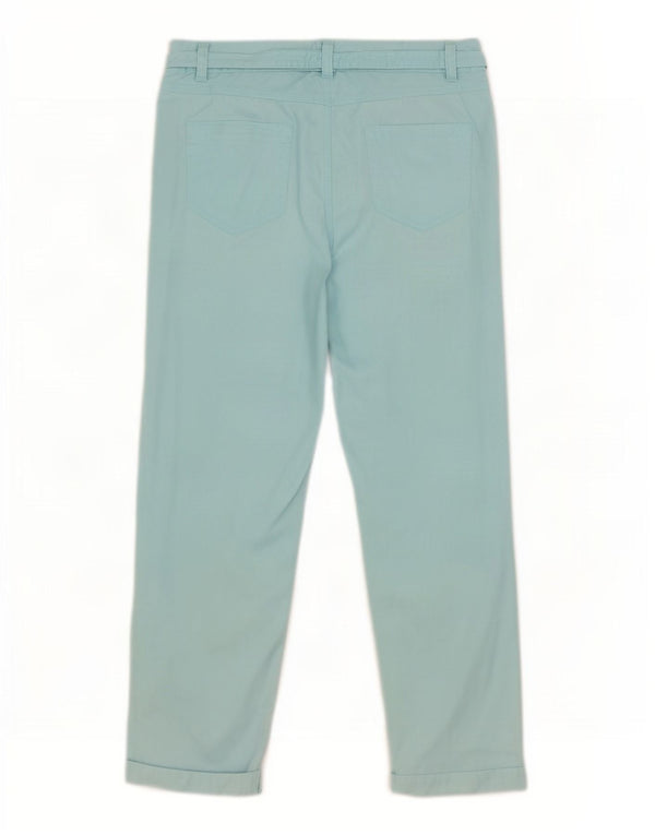 Pantaloni Capri da donna M&Co UK 12 Medium W32 L22 Cotone blu