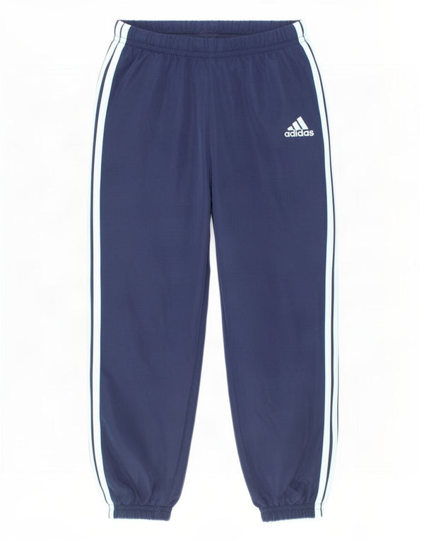 Pantaloni da tuta da ragazzo Adidas Joggers 3-4 anni in poliestere blu navy
