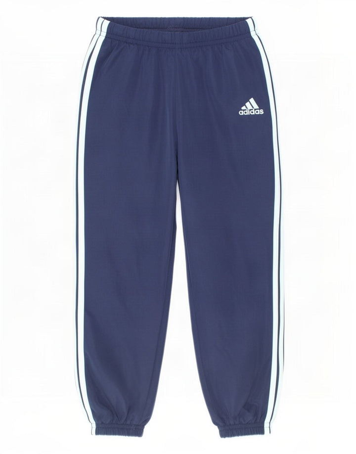 Pantaloni da tuta da ragazzo Adidas Joggers 3-4 anni in poliestere blu navy
