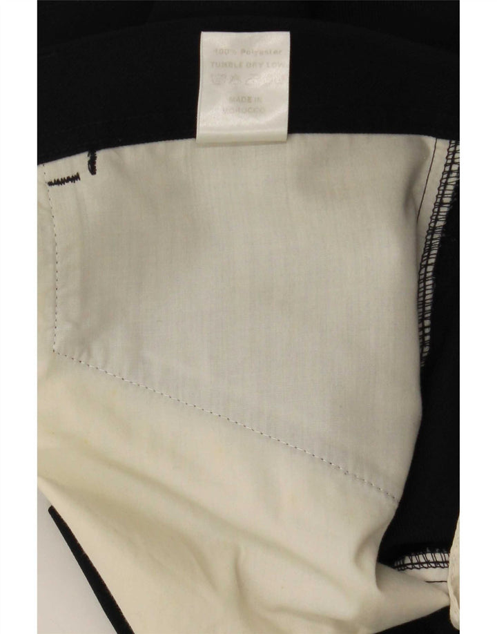 Pantaloni casual dritti da uomo Farah W38 L29 poliestere nero