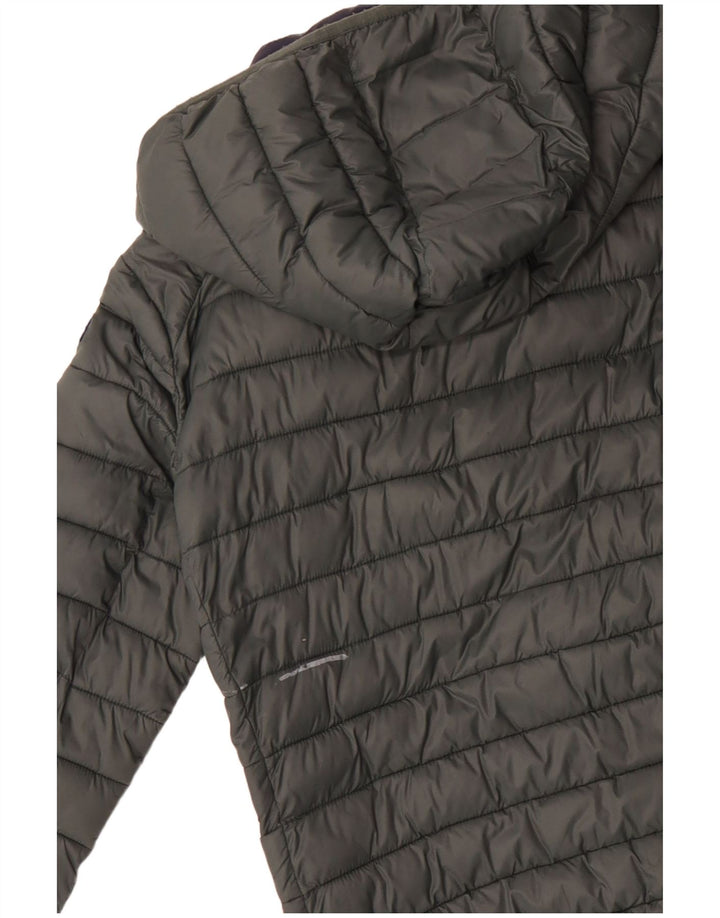 Giacca imbottita con cappuccio da uomo Invicta UK 36 Small Khaki Poliammide