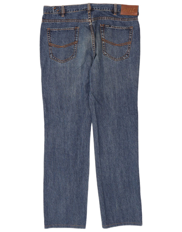 Jeans dritti da uomo Rifle W38 L33 Blu