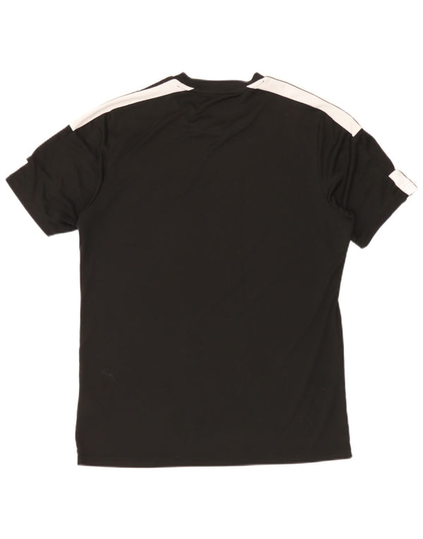T-shirt Adidas Aeroready da uomo Top in poliestere color block medio nero