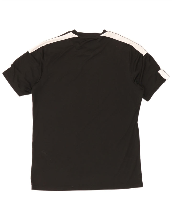 T-shirt Adidas Aeroready da uomo Top in poliestere color block medio nero