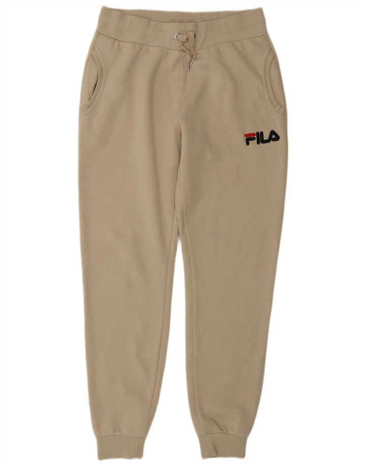 Pantaloni da tuta con grafica da donna Fila Joggers UK 10 Small Beige Poliestere