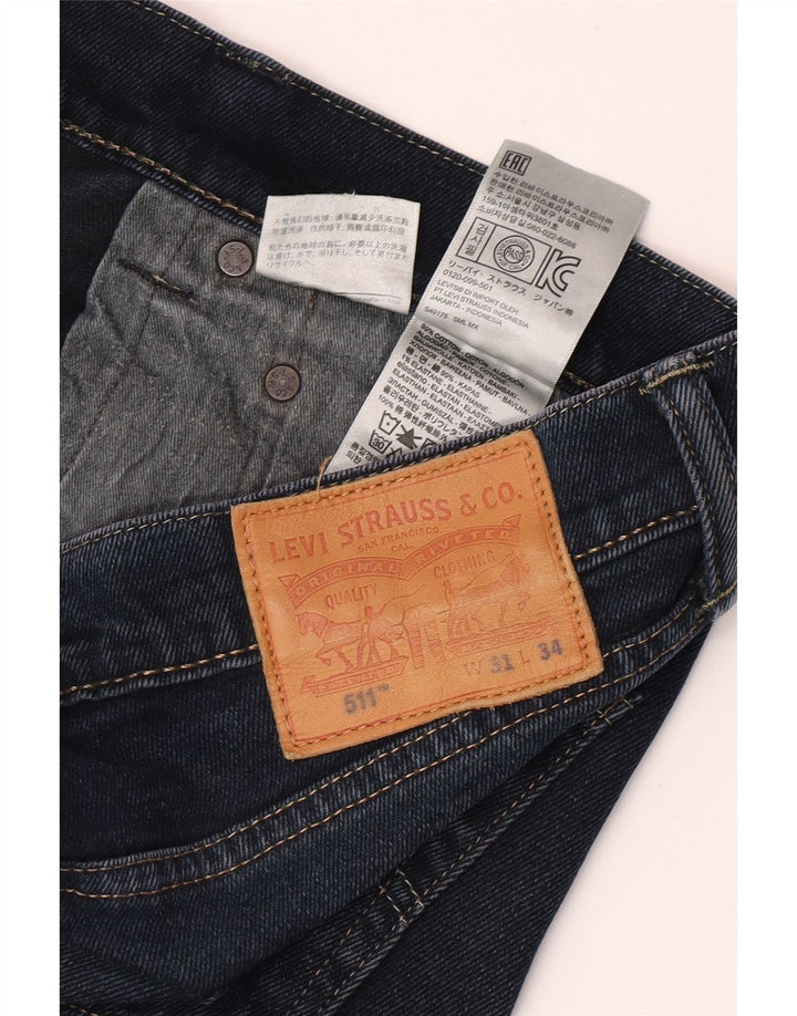 Jeans Levi's Uomo 511 Slim W31 L34 Cotone Blu