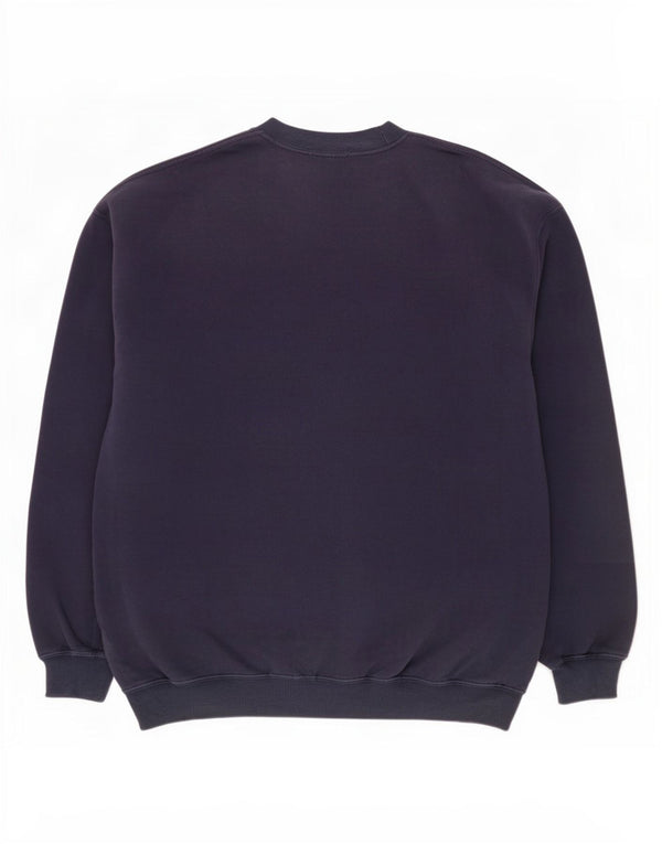 Marks & Spencer Uomo St. Michael Felpa Maglione Grande Blu Navy Cotone