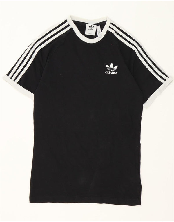 T-shirt Adidas da uomo Top Small in cotone nero