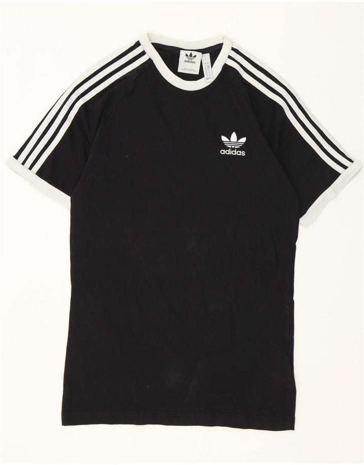 T-shirt Adidas da uomo Top Small in cotone nero