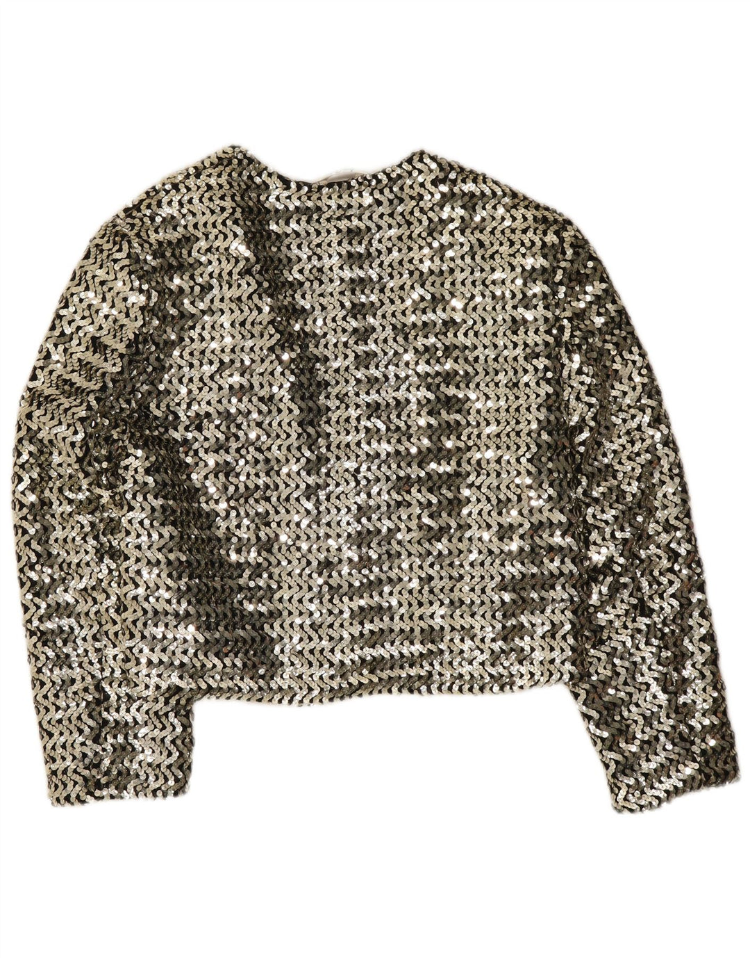 Giacca blazer con paillettes da donna Jean Claire IT 42 argento medio