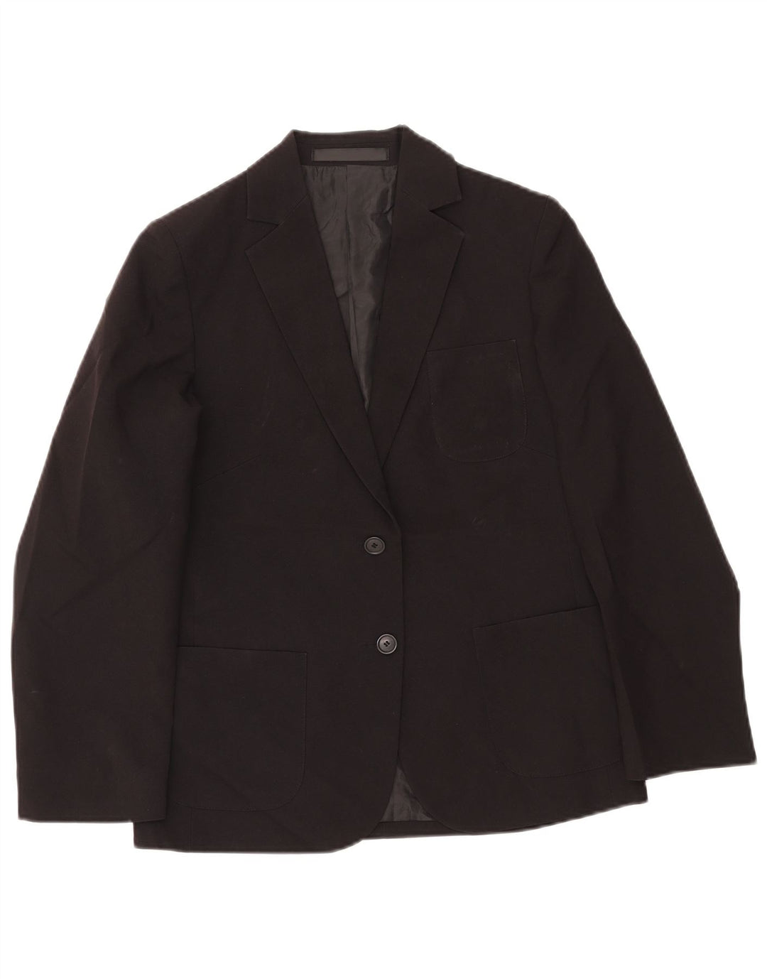 MARKS & SPENCER Giacca blazer a 2 bottoni da ragazza 12-13 anni in poliestere nero