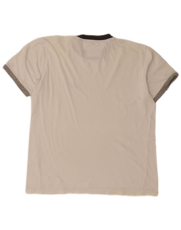 T-shirt grafica da uomo Champion Top XL White Colourblock