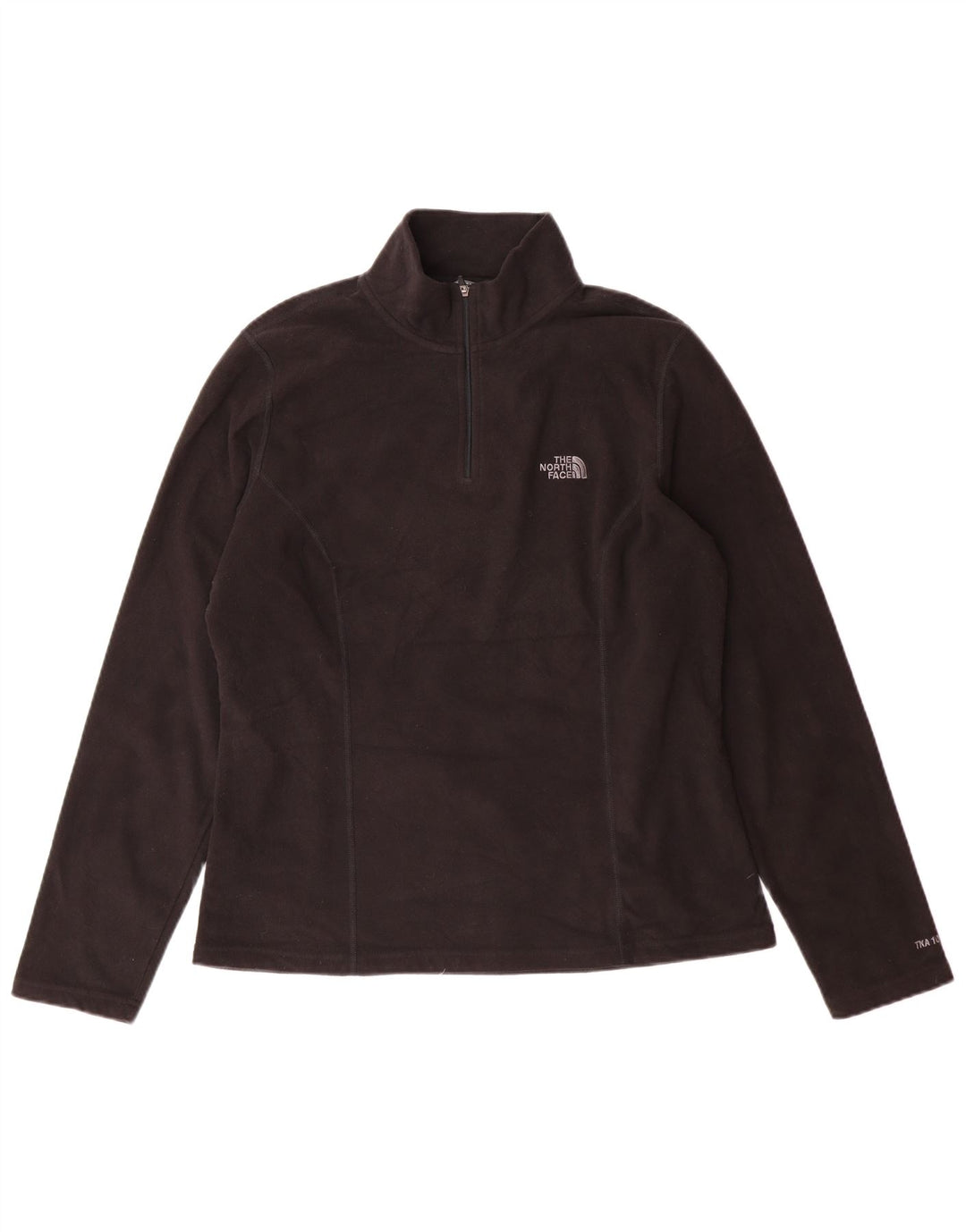 Maglione in pile da donna con collo e zip The North Face UK 16 grande poliestere nero