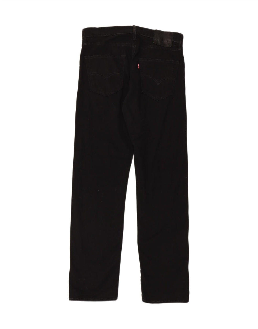 LEVI'S Jeans dritti da uomo 540 vestibilità rilassata W31 L32 cotone nero