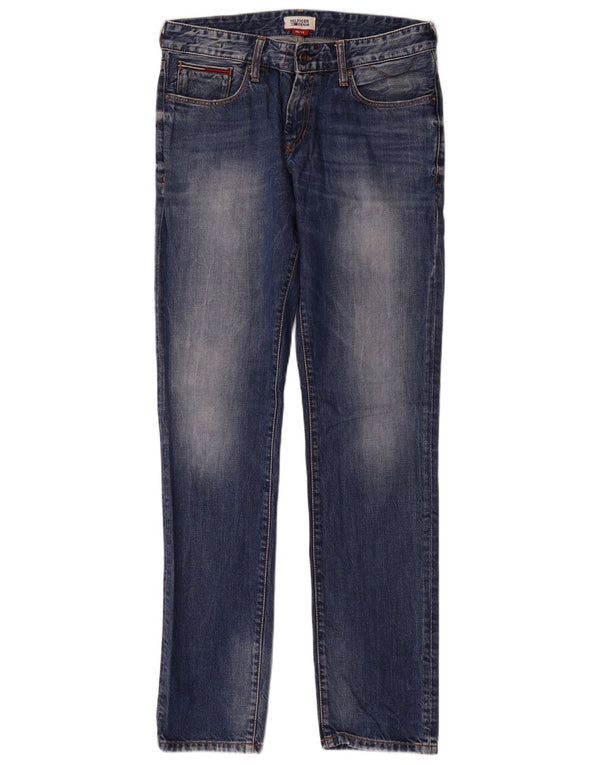 Jeans slim da uomo Tommy Hilfiger W30 L32 cotone blu