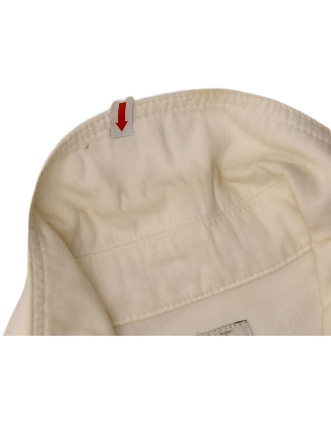 CALVIN KLEIN Giacca di jeans da uomo UK 38 Cotone bianco medio