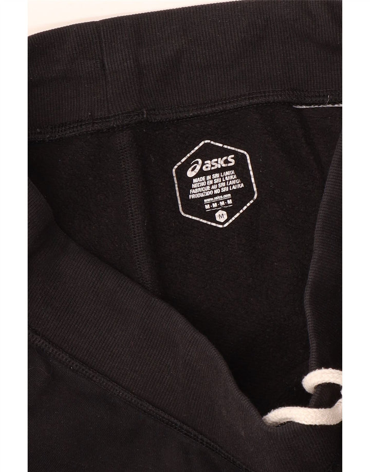 Pantaloni da tuta con grafica Asics da donna UK 14 medi neri