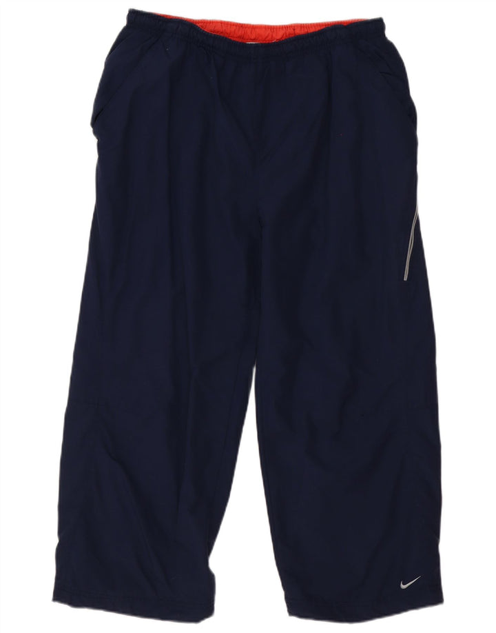 Pantaloni da tuta Nike da uomo in nylon blu navy medio