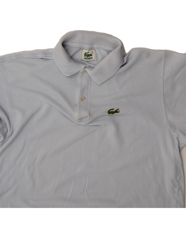 LACOSTE Boys Polo Shirt 15-16 Years Blue Cotton Vintage Lacoste and Second-Hand Lacoste from Messina Hembry 