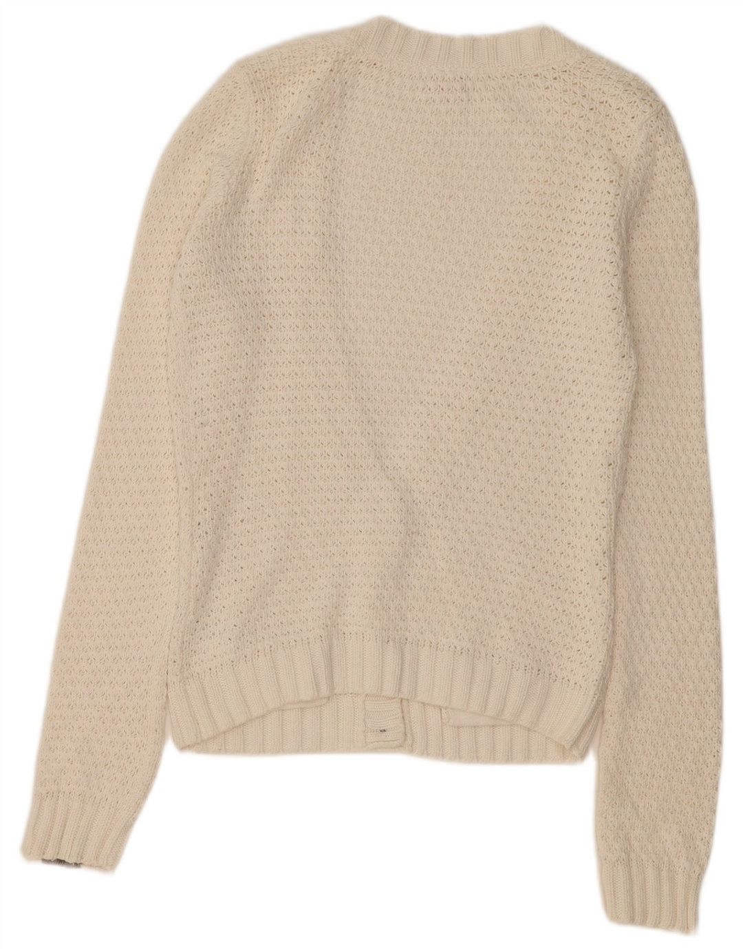 Maglione cardigan da donna O'NEILL UK 14 Cotone bianco medio