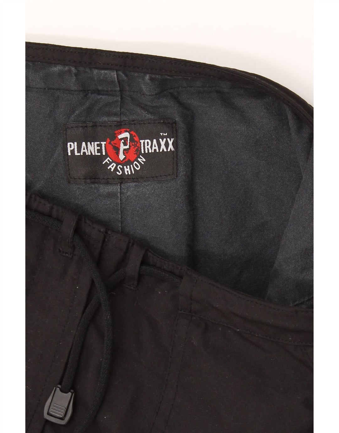VINTAGE Womens Straight Trousers W28 L32 Black Cotton Vintage Vintage and Second-Hand Vintage from Messina Hembry 