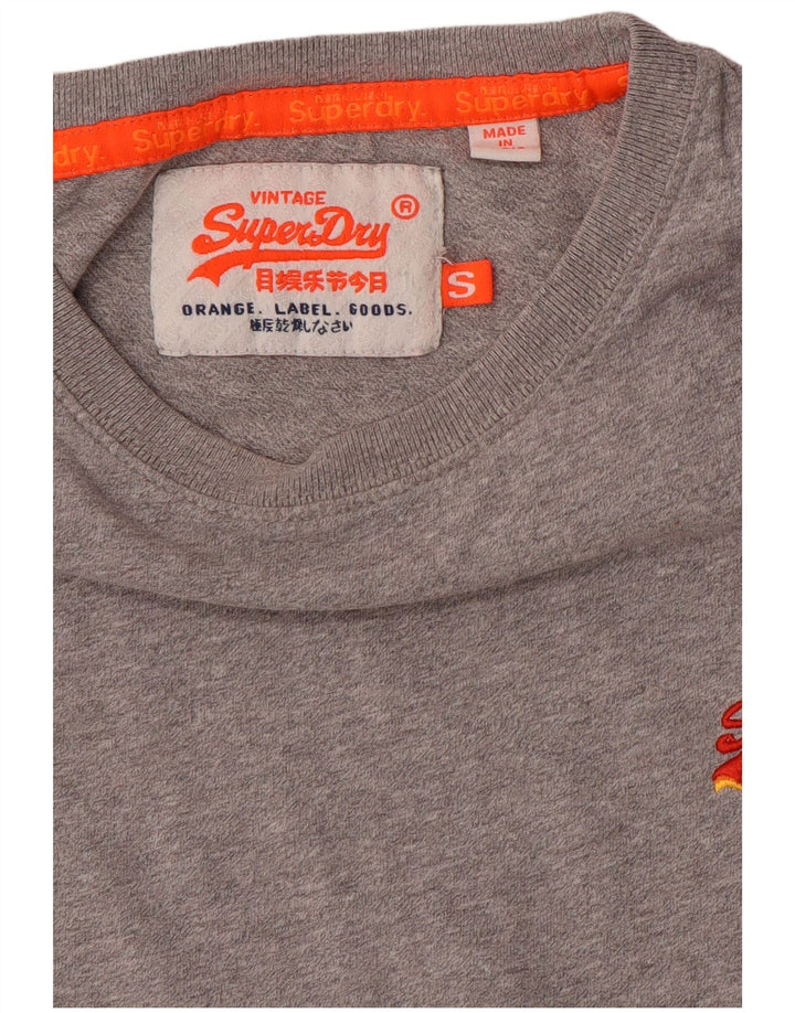 T-shirt da uomo Superdry Top piccola grigia