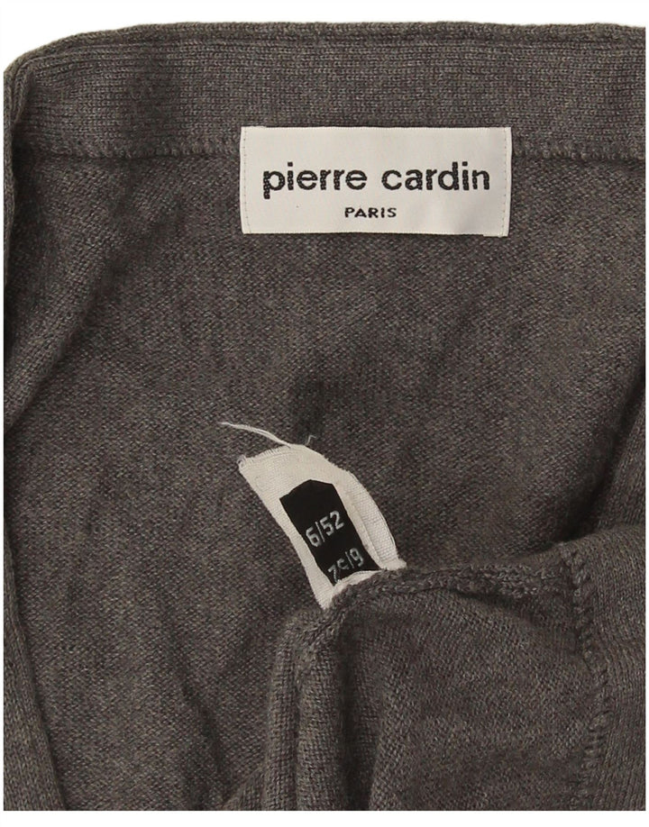 Gilet da uomo Pierre Cardin IT 52 grande acrilico grigio