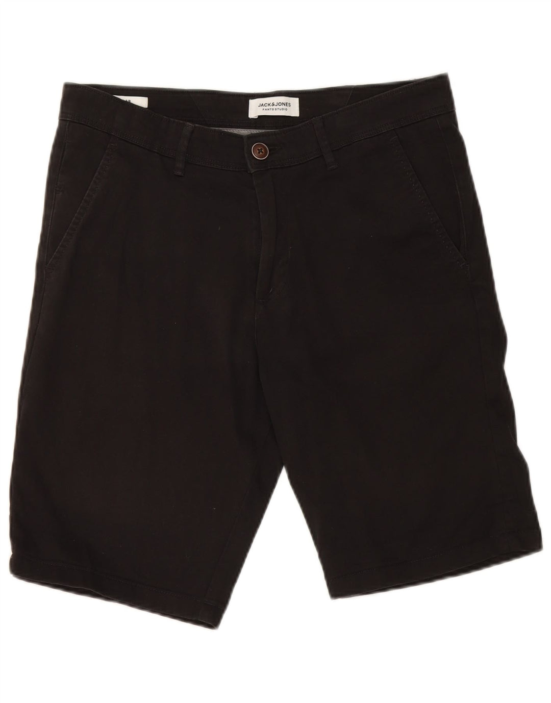 Pantaloncini chino da uomo Jack & Jones piccoli W29 in cotone nero