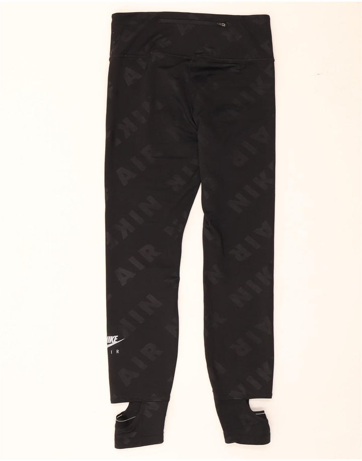Leggings Nike Graphic Crop da donna UK 12 medio nero poliestere