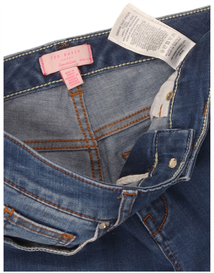 Jeans skinny da donna TED BAKER W26 L30 cotone blu