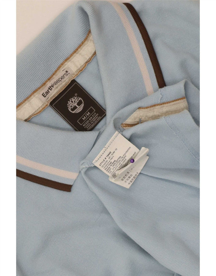 Polo Timberland da uomo Earthkeepers vestibilità regolare blu medio a righe