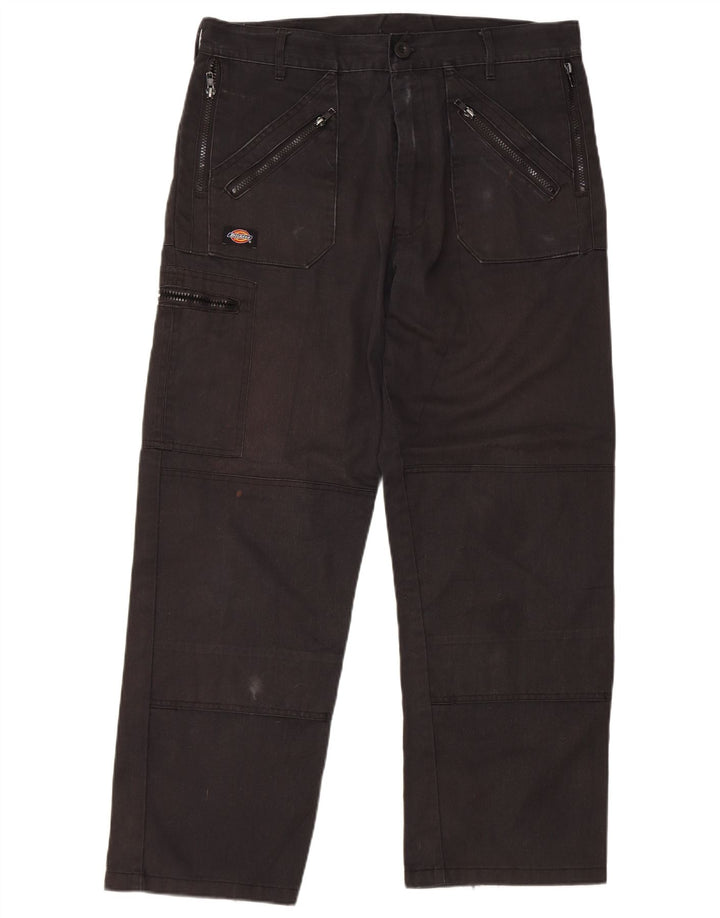 Pantaloni cargo dritti da uomo Dickies W34 L29 poliestere nero