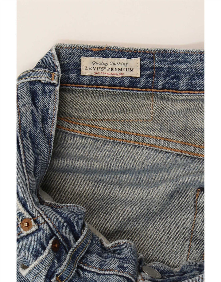 Jeans slim invecchiati Levi's da uomo W34 L35 Blu