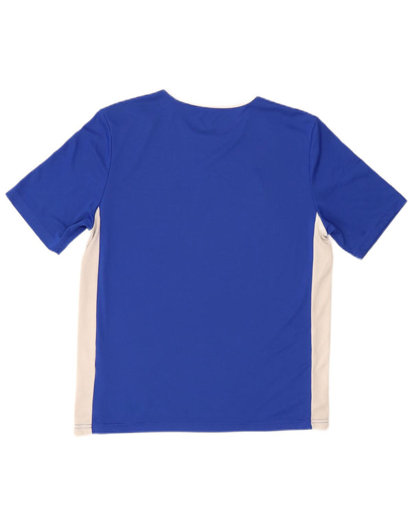 Maglietta Adidas Aeroready da ragazzo, 13-14 anni, in poliestere color block blu