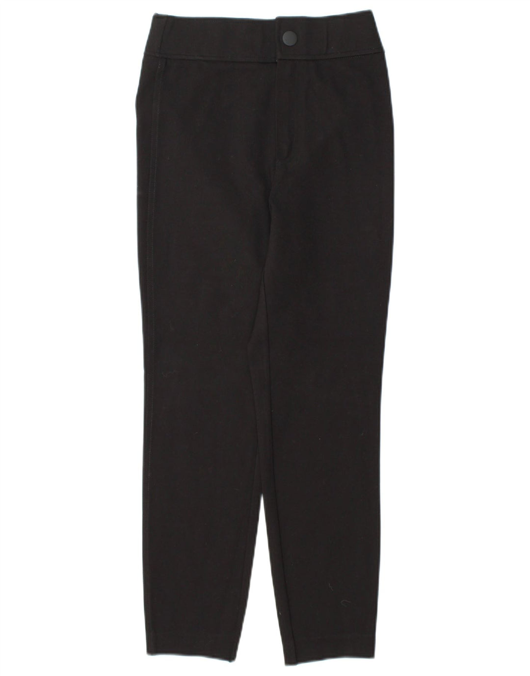 ZARA Womens Skinny Cropped Trousers Small W26 L25 Black