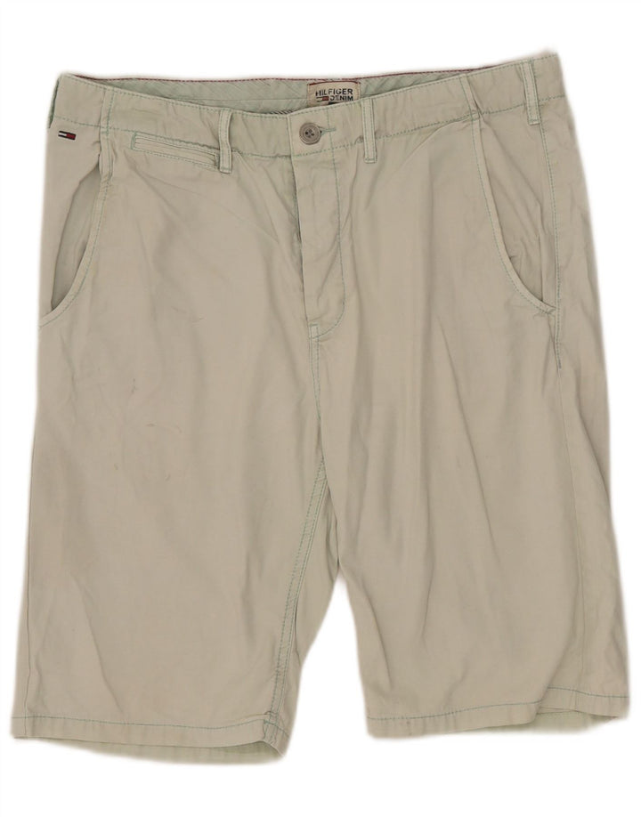 Pantaloncini chino da uomo Tommy Hilfiger W33 cotone verde medio