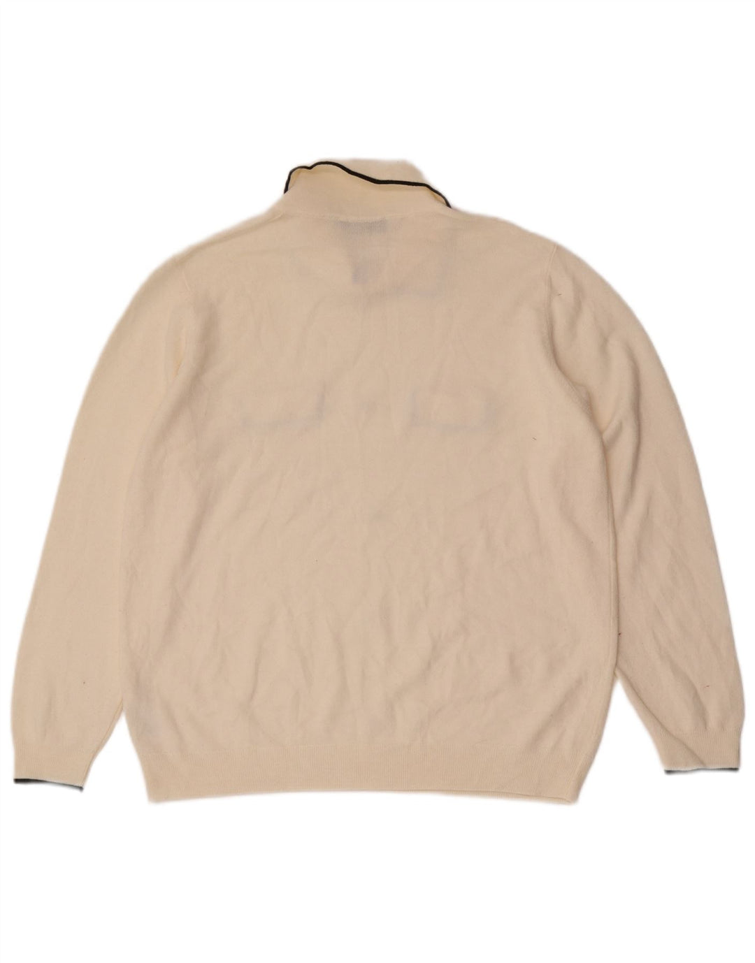 Maglione cardigan Marks & Spencer da donna St. Michael UK 16 grande bianco sporco