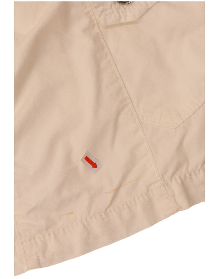 LIU JO Womens Dungarees Mini Skirt Small W30 White Cotton