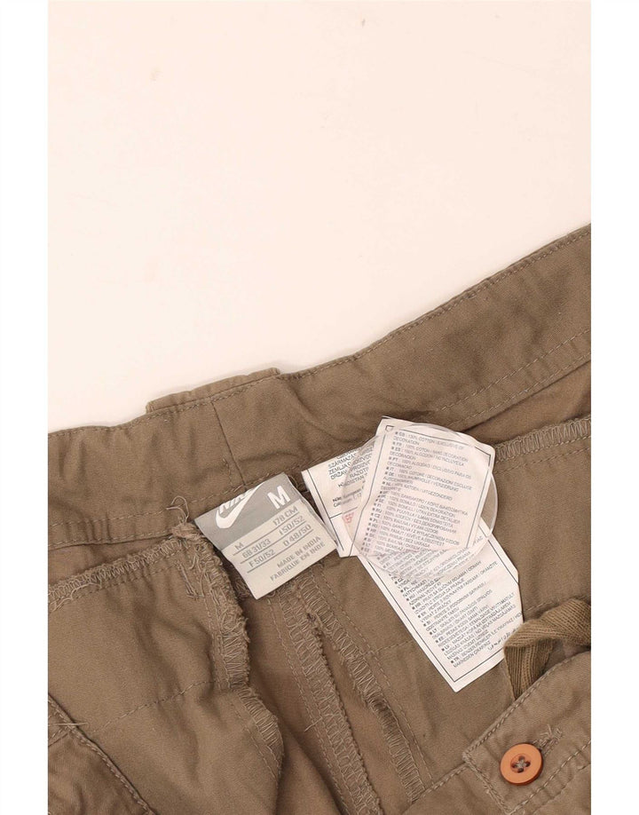 Pantaloni cargo dritti da uomo Nike medi W30 L30 cotone beige