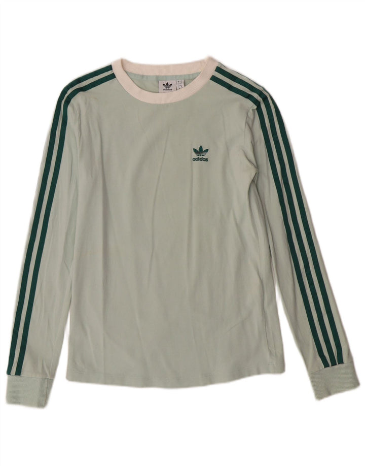 Maglia ADIDAS da donna a manica lunga UK 4 XS Verde