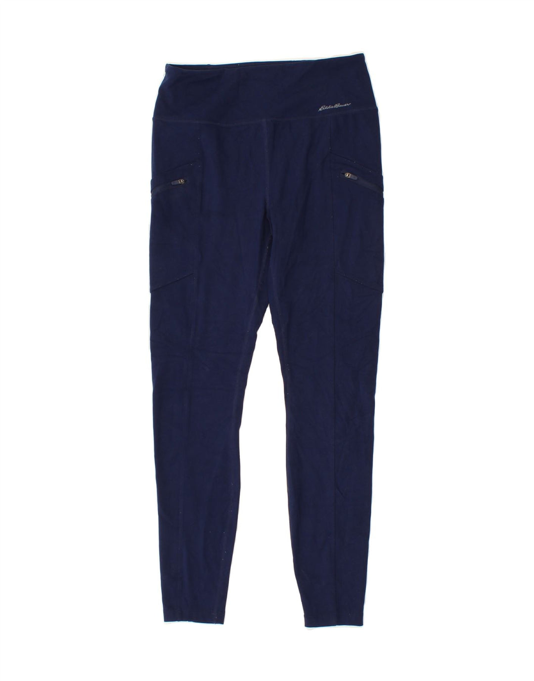 EDDIE BAUER Womens Leggings UK 8 Small  Navy Blue Polyester Vintage Eddie Bauer and Second-Hand Eddie Bauer from Messina Hembry 
