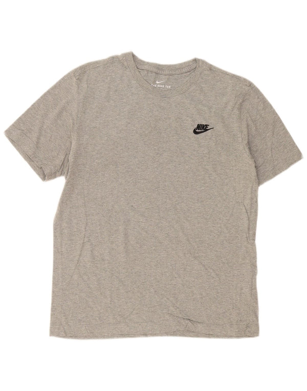 T-shirt Nike The Tee da uomo in cotone grigio medio